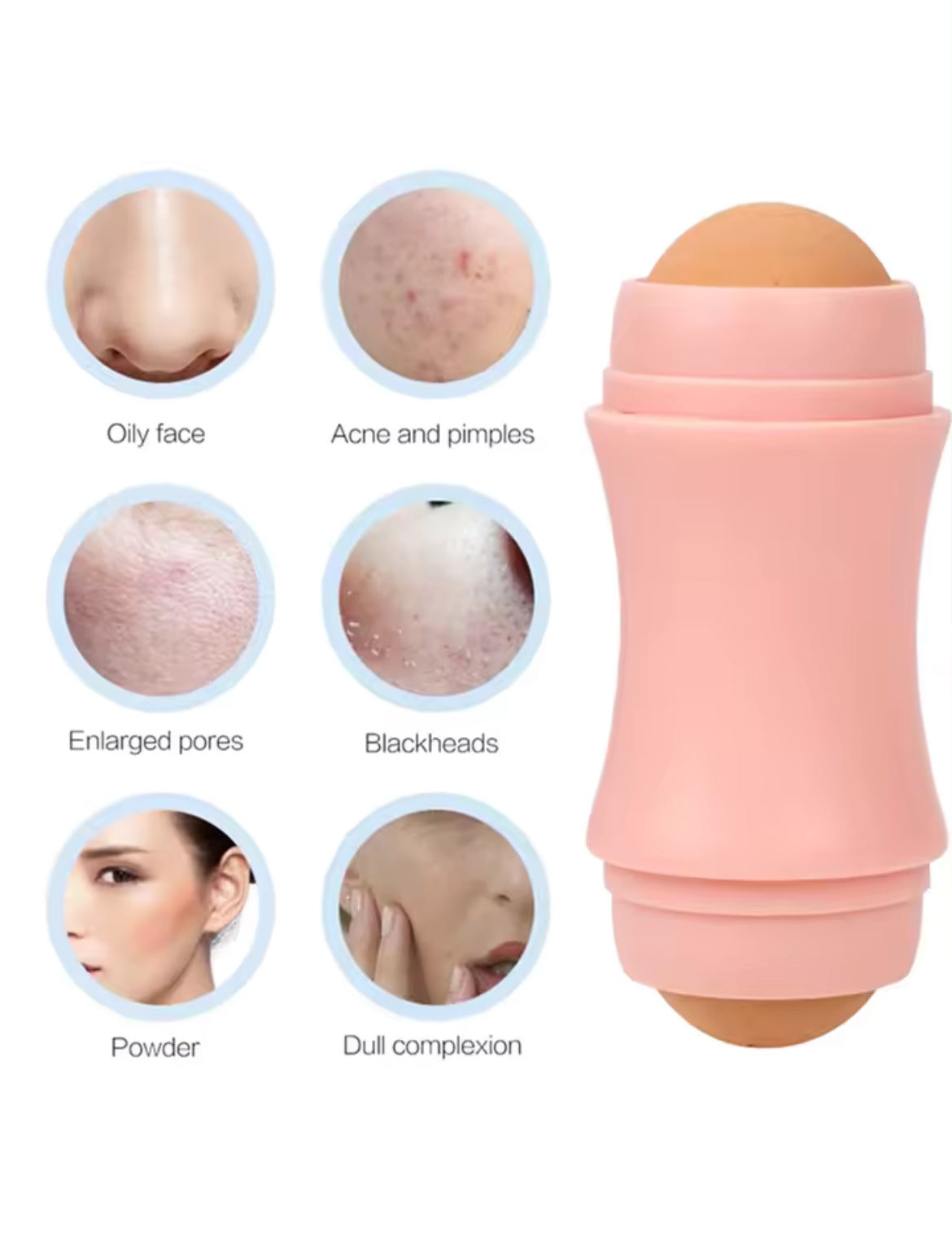 Rodillo absorbente facial- "GlowRoll Facial™