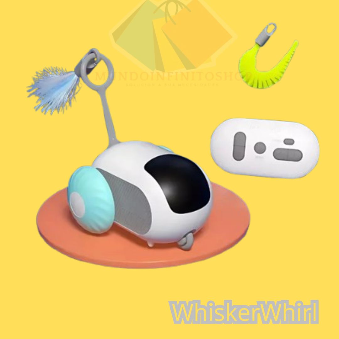 WhiskerWhirl™- JUGUETE PARA GATOS