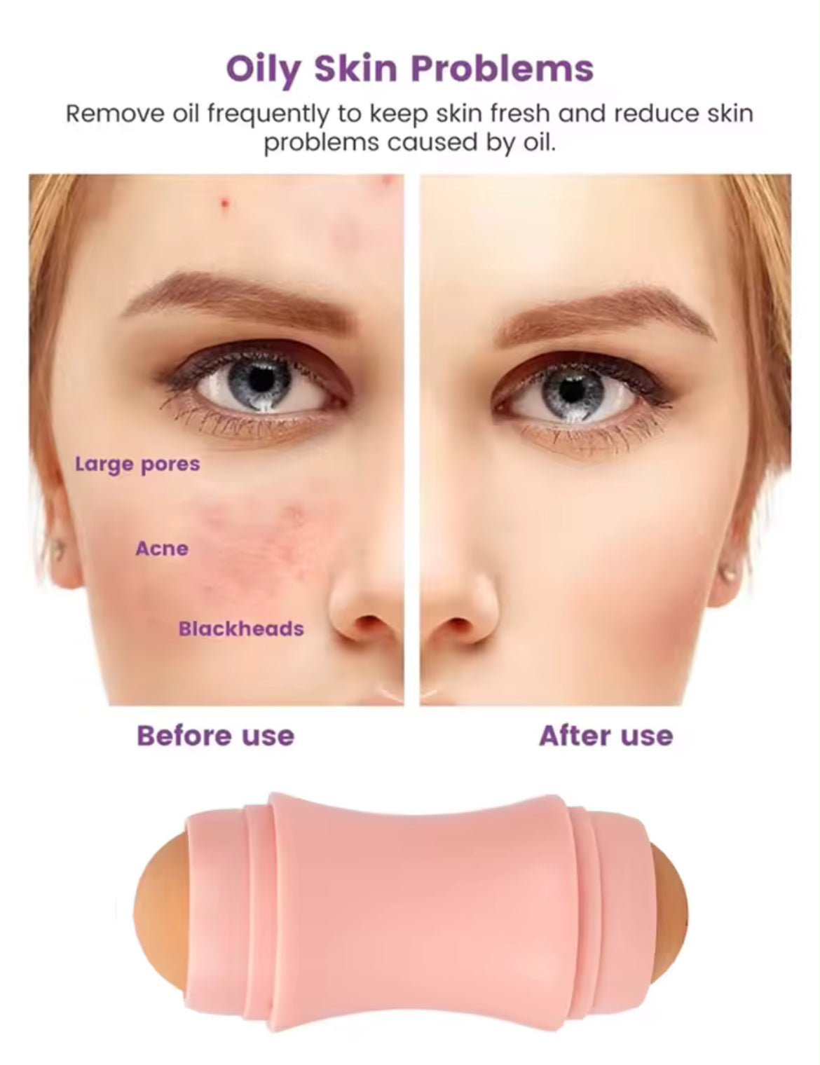 Rodillo absorbente facial- "GlowRoll Facial™