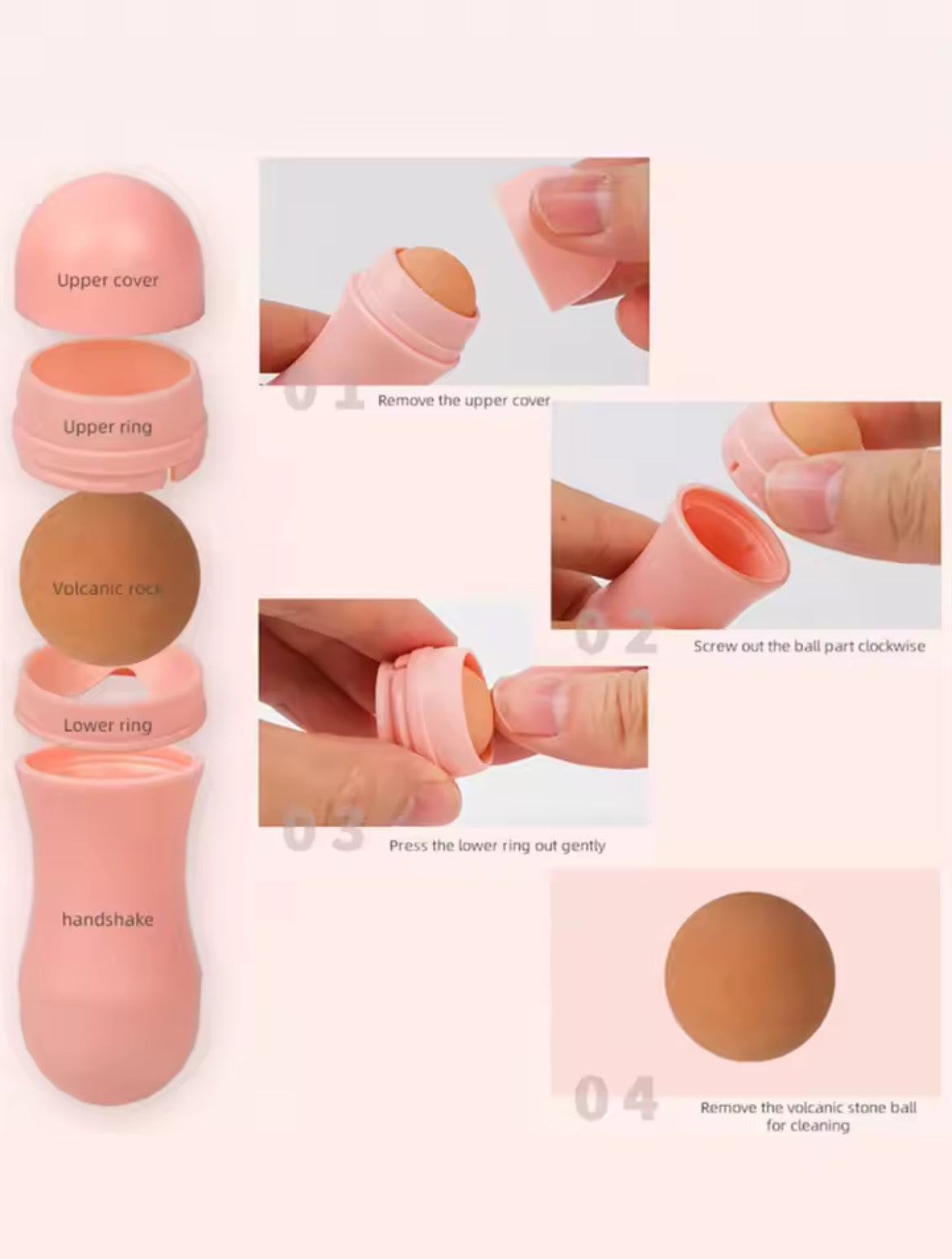 Rodillo absorbente facial- "GlowRoll Facial™