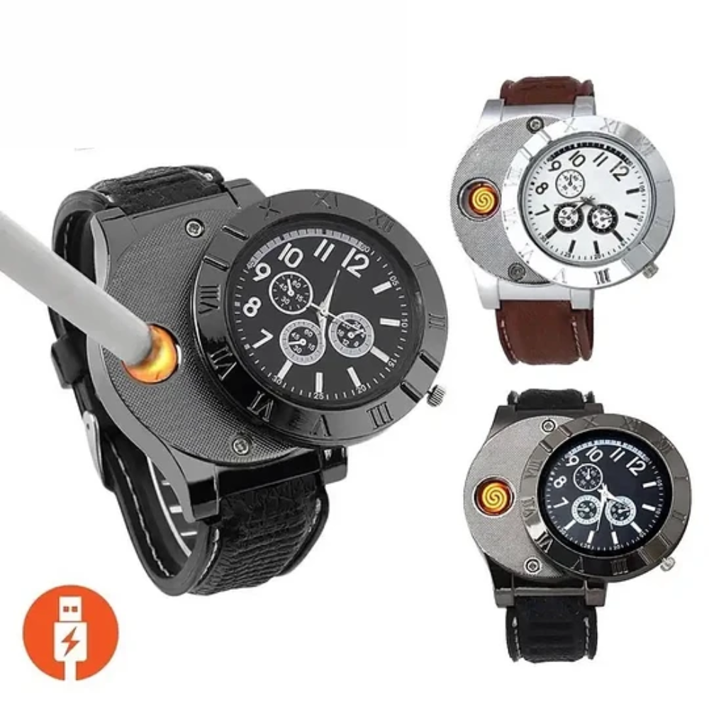 BlazeWatch™_ Reloj Encendedor Electrónico Recargable