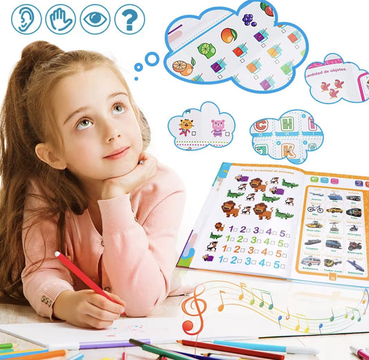 AlphaStart™- Libro De Estudio Didactico Con Sonido