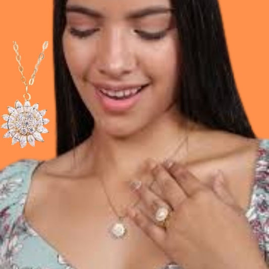 LuxePetal™-collar girasol
