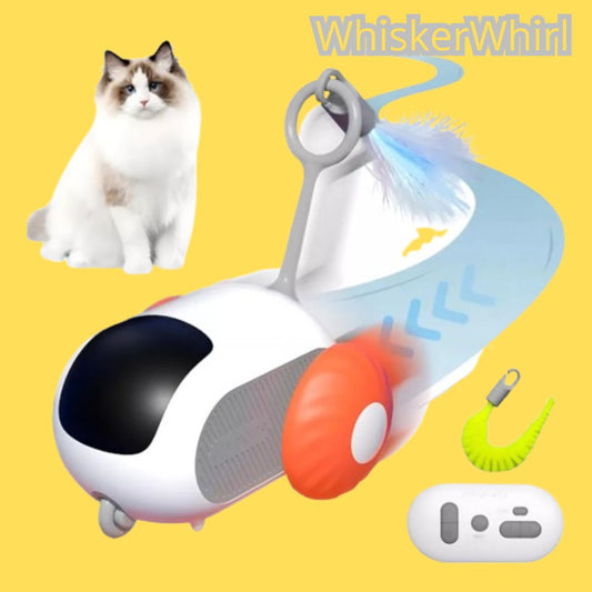 WhiskerWhirl™- JUGUETE PARA GATOS